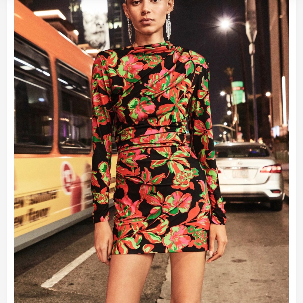 Zara printed dress